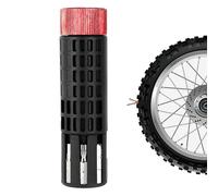 Rukjmqi Herramienta para Neumáticos de Bici,Herramienta de Apriete para Ruedas de Scooter - Mini Kit Reparación Neumáticos con Trinquete Cilíndrico para Bicicleta Gravel Montaña Carretera Urbano