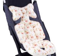 Rukjmqi Inserto de asiento infantil, Inserto de asiento de coche para recién nacidos, Alfombrillas de almohada de soporte para la cabeza y el cuerpo para cochecito de bebé para asientos de cochecito