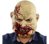 Rukjmqi Máscara Facial Para Hombre Para Rol | Máscara De Carnicero Latex Horror Para Escape Room - Disfraz Accesorio Halloween Fiesta Ligero Cabezal,Sala Escape