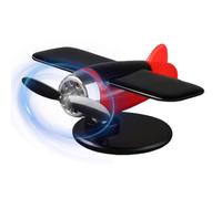 Rukjmqi Modelo De Avión con Energía Solar | Modelo Decorativo De Helicóptero Solar Giratorio,Accesorios Decorativos para Interior De Automóvil con Funcionamiento Solar para Exhibición En Salpicadero