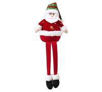 Rukjmqi Muñeca de Papá Noel de Navidad,Muñeca de Papá Noel de Navidad | Adorno de pierna navideña - Adorno de pierna navideña para decoración del hogar, decoración de chimenea de mesa con patas largas