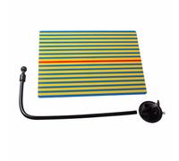 Rukjmqi Panel Reflector Para Abolladuras De Coche - Panel de Doble Banda Reflectante | Tablero de Franjas con Soporte Ajustable, Herramientas para Reparación y Preparación de Automóviles,