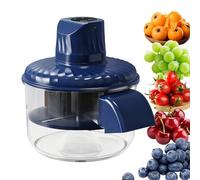 Rukjmqi Pelador De Ajos Electrico, PP 24x24x18cm Pelador De Uvas Electrico, USB Recahrgeable Multifuncional Pequeña Herramienta Peladora De Tomate De Fruta Para Verduras Frutas Patatas