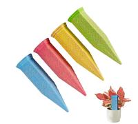 Rukjmqi Picos de riego para plantas de interior, 4 unidades de riego de cerámica, riego por goteo, para jardineros, oficinas, balcones, terrazas, jardines, patios, invernaderos