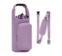 Rukjmqi Portabotellas De Agua - de cordón Ajustable y aislada con Bolsillo - Correa para Botella,Gimnasio Deporte Senderismo Viajes Aire Libre Playa Oficina Caminar Diario Coche Crucero