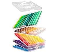 Rukjmqi Rotuladores De Pintura Acrílica - 60 Colores Marcadores Permanentes para Manualidades en Madera,Materiales Artísticos De Secado Rápido Para Adultos Estudiantes Artistas Dibujo En Tela
