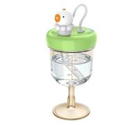 Rukjmqi Vaso para niños con pajita antiderrames | Bonito, Ligero y a Prueba de Derrames,para Senderismo, Camping, Picnic, Guardería, Excursiones | Biberón para Comer y Beber Fuera de Casa