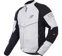 Rukka AirGobi 2.0 Chaqueta textil de moto, Gris claro/negro, Talla 60