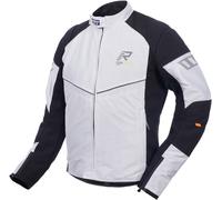 Rukka Airgobi Chaqueta textil de motocicleta, Gris claro/negro, Talla 56