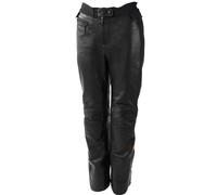 Rukka Aramissy Pantalones de cuero para motocicleta para damas, negro, Talla 42