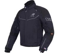 Rukka Armagate Chaqueta textil de motocicleta, negro-plata, tamaño 62 para Hombres