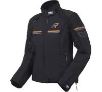 Rukka Armatou-R impermeable Chaqueta textil de motocicleta para mujer, negro-marrón, tamaño 42