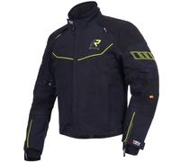 Rukka Armagate Chaqueta textil de motocicleta, negro-amarillo, tamaño 52 para Hombres