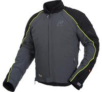 Rukka Comfo-R GTX Chaqueta textil para motocicleta, negro/gris/amarillo, Talla 46