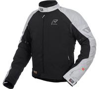 Rukka Comfo-R GTX Chaqueta textil para motocicleta, negro/gris claro, Talla 56