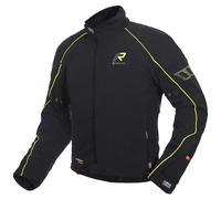 Rukka Comfo-R para hombre chaqueta de tela Negro/Amarillo 48 48