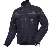 Rukka Ecuado-R Chaqueta textil de moto, negro/negro, Talla 48
