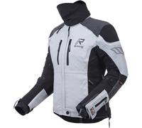 Rukka Flexorina Chaqueta impermeable para motocicletas, Blanco/Negro, Talla 40