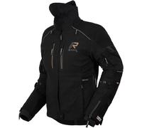 Rukka Flexorina Chaqueta impermeable para motocicletas, negro/marrón, Talla 50