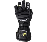 Rukka Harros Gore-Tex Guantes de motocicleta, negro-amarillo, tamaño 3XL para Hombres