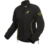 Rukka Hermia Gore-Tex Chaqueta textil para motocicletas para damas, negro-amarillo, tamaño 34 para Mujer