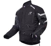 Rukka Madagasca-R Chaqueta textil de motocicleta, negro/gris, Talla 46