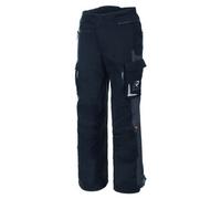 Rukka Ventu-R Pantalones Textiles de Motocicleta impermeables, negro-gris, tamaño 56 para Hombres