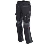 Rukka Madagasca-R Pantalones textiles de motocicleta, negro/gris, Talla 58
