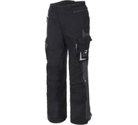Rukka Ventu-R Pantalones Textiles de Motocicleta impermeables, negro-gris, tamaño 48 para Hombres