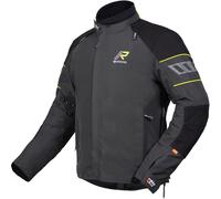 Rukka R-EX 2.0 Chaqueta textil de moto impermeable, negro-gris, tamaño 52 para Hombres