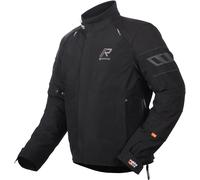 Rukka R-EX 2.0 Chaqueta textil de moto impermeable, negro, Talla 56
