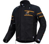 Rukka Rapto-R Chaqueta textil de moto, negro/naranja, Talla 46
