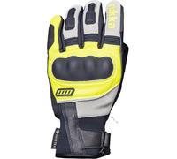 Rukka Rocky-R Guantes de moto impermeables, gris-amarillo, tamaño 4XL para Hombres