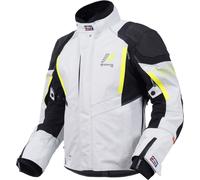 Rukka Shield-R Chaqueta textil para motocicleta, gris/amarillo, Talla 60