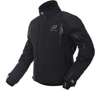 Rukka Shield-R Chaqueta textil para motocicleta, negro/negro, Talla 66