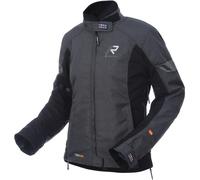 Rukka Start-R Chaqueta textil de la motocicleta de las señoras, antracita/negro, Talla 34