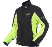 Rukka Start-R Chaqueta textil de la motocicleta de las señoras, negro/amarillo, Talla 34