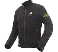 Rukka Start-R Chaqueta textil para motocicleta, negro/amarillo, Talla 50