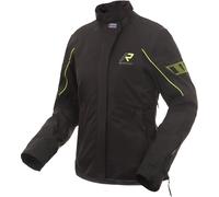 Rukka StretchDry Chaqueta textil para motocicletas para damas, negro/amarillo, Talla 38