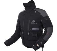 Rukka TitanTrail-R Chaqueta Textil de Motocicleta Impermeable, negro/gris, Talla 46
