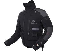 Rukka TitanTrail-R Chaqueta Textil de Motocicleta Impermeable, negro-gris, tamaño 54 para Hombres