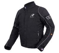 Rukka Trave-R Chaqueta textil de motocicleta, negro-plata, tamaño 58 para Hombres