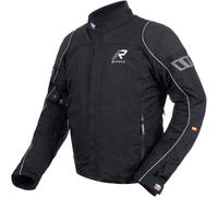 Rukka Trave-R Chaqueta textil de motocicleta, negro-plata, tamaño 46 para Hombres