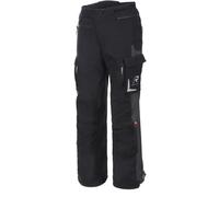 Rukka Ventu-R Pantalones Textiles de Motocicleta impermeables, negro/gris oscuro, Talla 48