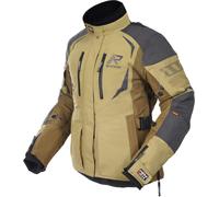 Rukka VentuRina Chaqueta textil impermeable para mujer, verde-marrón, tamaño 38