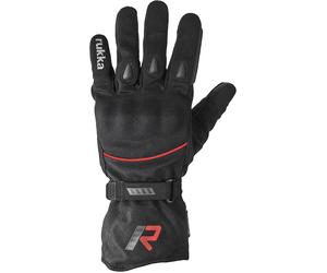 Rukka Virium 2.0 GTX Guantes de motocicleta, negro/rojo, Talla 6