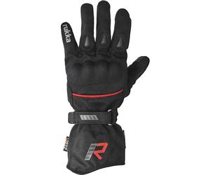 Rukka Virve 2.0 GTX Guantes de motocicleta para damas, negro-rojo, tamaño XL para Mujer