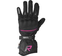 Rukka Virve 2.0 GTX Guantes de motocicleta para damas, negro-rosa, tamaño L para Mujer