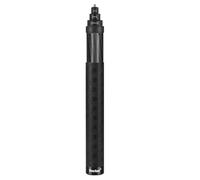 Rukkawwa Palo de selfie invisible de fibra de carbono de 3 m para Insta360 Insta 360 X5/X4/X3/X2/ONE R/RS (negro)