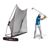 Rukket Haack Red de golf, práctica de conducción en interiores y exteriores, ayuda de entrenamiento de swing en casa, por el entrenador de SEC Chris Haack | Elige entre red de golpeo de 10 x 7, red de